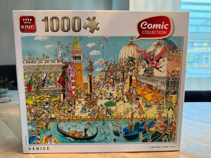 Puzzel 1000 stukjes Venice Comic collection COMPLEET, Hobby en Vrije tijd, Denksport en Puzzels, Zo goed als nieuw, Legpuzzel