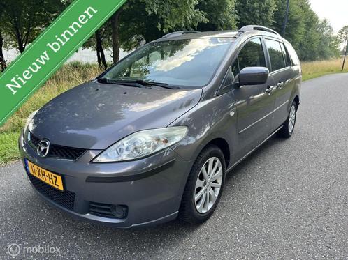 Mazda 5 1.8 Touring*NEW APK 07/26*7 PERS.*AIRCO*TREKHAAK, Auto's, Mazda, Bedrijf, Te koop, ABS, Airbags, Airconditioning, Alarm