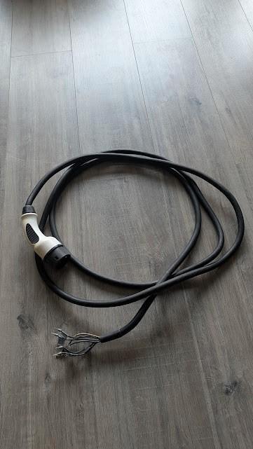 Laadkabel type 2, open einde 3 fase, 4,5 meter lang, Auto diversen, Laadpalen, Zo goed als nieuw, Laadkabel, Ophalen of Verzenden