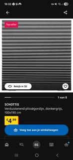 3 nieuwe ikea Schottis tijdelijke gordijnen. 100x190, Huis en Inrichting, Ophalen, Nieuw, 200 cm of meer