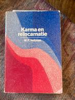 Karma en Reïncarnatie - W.F. Veltman, Ophalen of Verzenden, Gelezen, Spiritualiteit algemeen, Achtergrond en Informatie