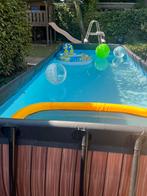 Exit toys opzetzwembad 4x2 met warmte- en zandfilterpomp, Ophalen, Gebruikt, 200 tot 300 cm, 80 tot 120 cm