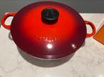 Nieuwe Le Creuset Marmite 24 cm kersenrood, Huis en Inrichting, Keuken | Potten en Pannen, Gietijzer, Nieuw, Ophalen of Verzenden