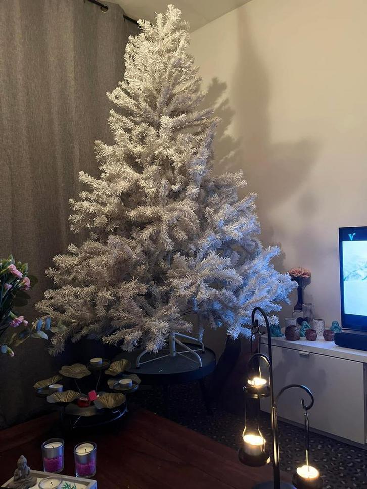 Witte kunstkerstboom, Diversen, Kerst, Zo goed als nieuw, Ophalen