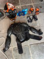 Crosshelm helm cross bodyprotector airoh Alpinestars, Ophalen of Verzenden, Tweedehands, Offroadhelm, Overige merken