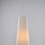 Vintage plissé lamp glas, Ophalen, Zo goed als nieuw, Minder dan 50 cm