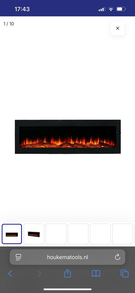Elektrische sfeerhaard in- en opbouw 120 cm NIEUW, Huis en Inrichting, Haarden, Nieuw, Elektrische haard, Ophalen