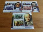 Vellen Dwight Eisenhouwer, Abraham Lincoln, Jefferson Davis, Postzegels en Munten, Ophalen of Verzenden, Na 1940, Postfris