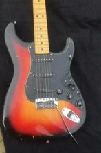 Fender Stratocaster 1979 USA sunburst (met koffer), Ophalen, Gebruikt, Solid body, Fender