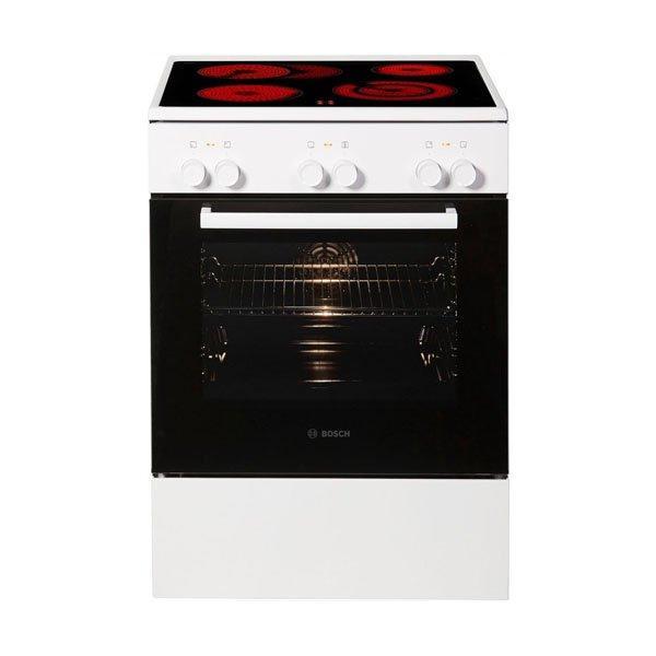 Bosch keramisch fornuis HKA090220, Witgoed en Apparatuur, Fornuizen, Nieuw, Vrijstaand, Keramisch, 4 kookzones, Minder dan 85 cm