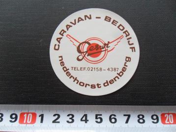 stickers Nederhorst den Berg Caravan Bedrijf  GERWI *  beschikbaar voor biedingen