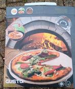 Pizza baksteen met houder, 33 cm, Gusta, Tuin en Terras, Pizzaovens, Ophalen of Verzenden, Zo goed als nieuw