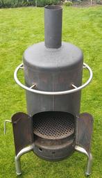 RVS terrashaard /tuinhaard /houtkachel/ BBQ, Tuin en Terras, Tuinhaarden, Ophalen, Zo goed als nieuw