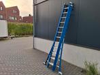 Professionele DAS aluminium ladder 3x12 ,nieuwstaat, Doe-het-zelf en Verbouw, Ladders en Trappen, Ophalen of Verzenden, Zo goed als nieuw