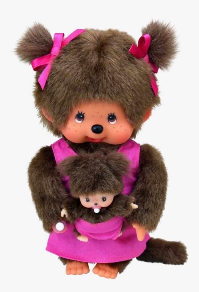 Monchhichi aapje met baby moeder met kind nieuw!, Kinderen en Baby's, Speelgoed | Knuffels en Pluche, Nieuw, Overige typen, Ophalen of Verzenden