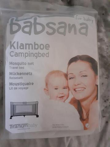 Muskietennet / Klamboe voor campingbed. Babsana. Nieuw   beschikbaar voor biedingen