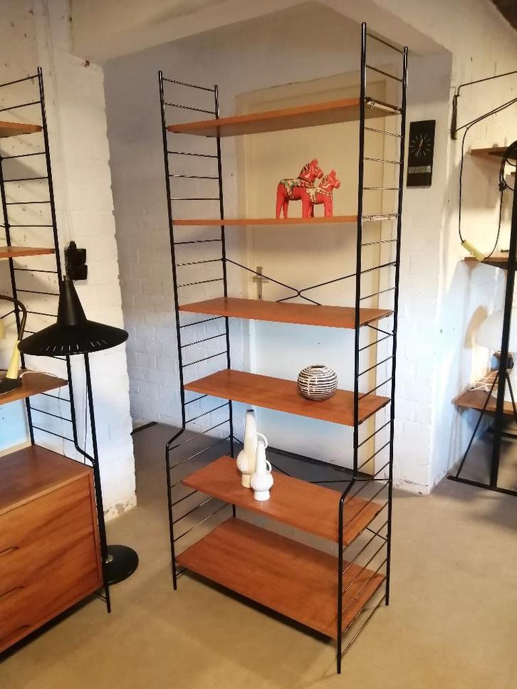 Retro WHB vrijstaand wandmeubel, jaren 60, Huis en Inrichting, Kasten | Wandmeubels, Gebruikt, 150 tot 200 cm, Minder dan 150 cm