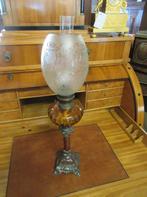 Oer 11387 grote antieke luxe staande olielamp, Ophalen