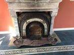 Fraai gedecoreerde Victoriaanse stijl ijzeren (voorzet)haard, Antiek en Kunst, Ophalen