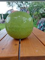 Grote bol vaas met steentjes Mozaiek groen z.g.a.n., Huis en Inrichting, Woonaccessoires | Vazen, Verzenden, Aardewerk of Porselein