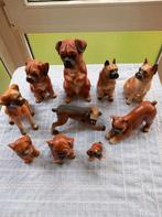 10 stuks boxer beeldjes, Verzamelen, Beelden en Beeldjes, Ophalen, Zo goed als nieuw, Dier