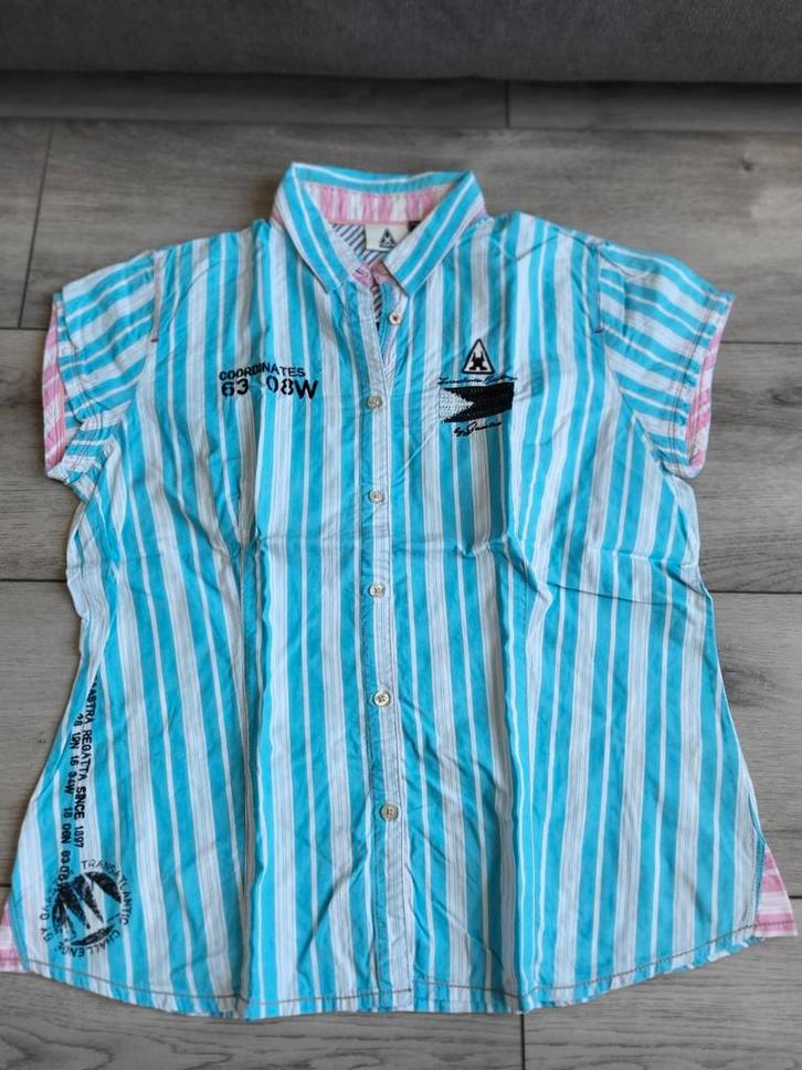 Gaastra dames blouse met korte mouw maat XXL, Kleding | Dames, Blouses en Tunieken, Zo goed als nieuw, Maat 46/48 (XL) of groter