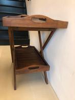 Houten Dienblad Tafel Acacia Hout, Ophalen of Verzenden, Gebruikt, Rechthoekig, Hout