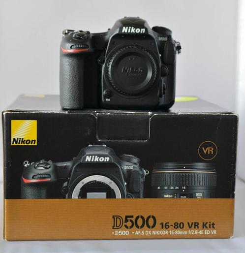 Nikon D500 body, nog geen 17K clicks, Audio, Tv en Foto, Fotocamera's Digitaal, Zo goed als nieuw, Spiegelreflex, Nikon, Geen optische zoom