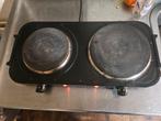 Elektrische kookplaat - 2 pits, Witgoed en Apparatuur, Kookplaten, Ophalen, Gebruikt, 3 kookzones of minder, Vrijstaand