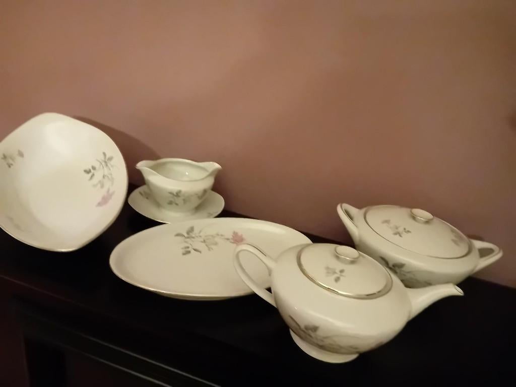 Diverse brocante serviesstukken, Antiek en Kunst, Ophalen