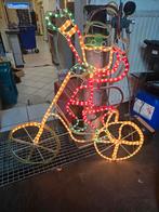 Kerstverlichting, Kerstman op fiets, Diversen, Kerst, Ophalen, Gebruikt