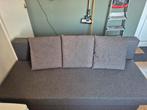 3 zits slaapbank met opbergruimte, Ophalen, Tweepersoons, Zo goed als nieuw, Grijs