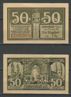 Halebull 50 Pfg 1921 Duits Noodgeld Biljet r-240 jdu, Ophalen of Verzenden, Duitsland, Los biljet