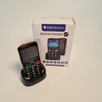 Protectly Senioren Telefoon | 4G | SOS-Knop | Grote Toetsen beschikbaar voor biedingen
