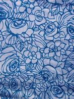 Vintage Quilt patchwork knutsel stofje nr 2120 jaren 60, Blauw, Nieuw, Ophalen of Verzenden, 30 tot 120 cm