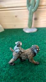 Schleich mandril met jong!, Ophalen of Verzenden, Zo goed als nieuw, Dier