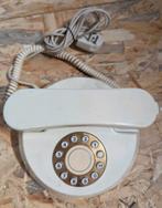 oude witte draaischijf vaste telefoon, Gebruikt, Ophalen of Verzenden