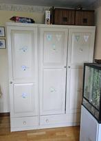 3-deur houten kledingkast gratis op te halen, Ophalen, Gebruikt, Klassiek, 150 tot 200 cm