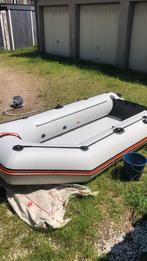 Rubberboot 3.30m met 4pk 2 takt Yamaha buitenboordmotor, Watersport en Boten, Rubberboten, Zo goed als nieuw, Benzine, Minder dan 70 pk