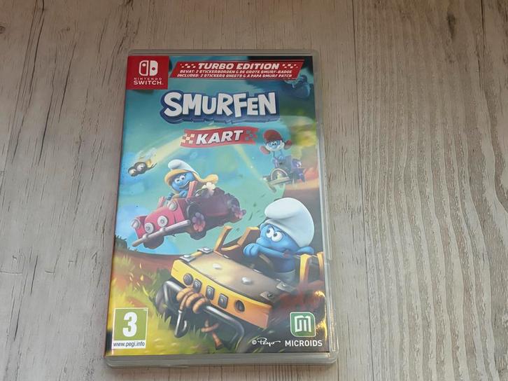 Smurfen Kart - Nintendo Switch, Spelcomputers en Games, Games | Nintendo Switch, Zo goed als nieuw, Racen en Vliegen, 3 spelers of meer