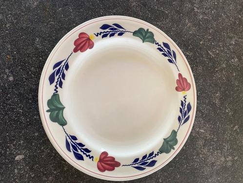 6x Royal Boch Boerenbont Ontbijt /dinnerbord 21 cm, Huis en Inrichting, Keuken | Servies, Zo goed als nieuw, Bord(en), Boerenbont