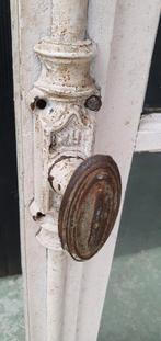 oud frans eiken raam met compleet espagnolet sluitwerk, Doe-het-zelf en Verbouw, Hang- en Sluitwerk, Ophalen of Verzenden, Gebruikt