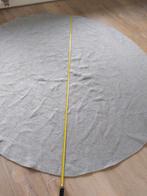 Rond handgemaakt vloerkleed 205 cm doorsnede lichtgrijs, Rond, 200 cm of meer, Scandinavisch, Ophalen of Verzenden