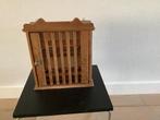 Retro houten eierkastje jaren 50, Antiek en Kunst, Ophalen of Verzenden