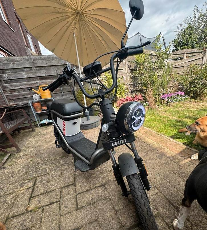 AGM Goccia GEV1000 - Elektrische Snorfiets, Fietsen en Brommers, Snorfietsen en Snorscooters, Zo goed als nieuw, Overige merken