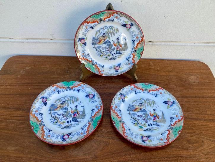 TIMOR | Antieke Borden (3) | Petrus Regout, Antiek en Kunst, Antiek | Porselein, Ophalen of Verzenden