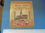 Oude sigarenband / etiket Bella Vista met Paleis no. 29080, Ophalen of Verzenden, Zo goed als nieuw, Sigarenbandjes