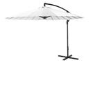 4goodz  Shanghai Zweefparasol 300 cm met kruisvoet - Wit, Verzenden, Info@koopmanint.com, 2 tot 3 meter, Distelweg 88 amsterdam