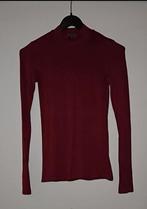 Col truitje trui stradivarius maat s bordeaux rood, Ophalen, Zo goed als nieuw, Rood, Lange mouw