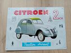 Reclame bord Citroën 2CV, Ophalen of Verzenden, Gebruikt, Reclamebord